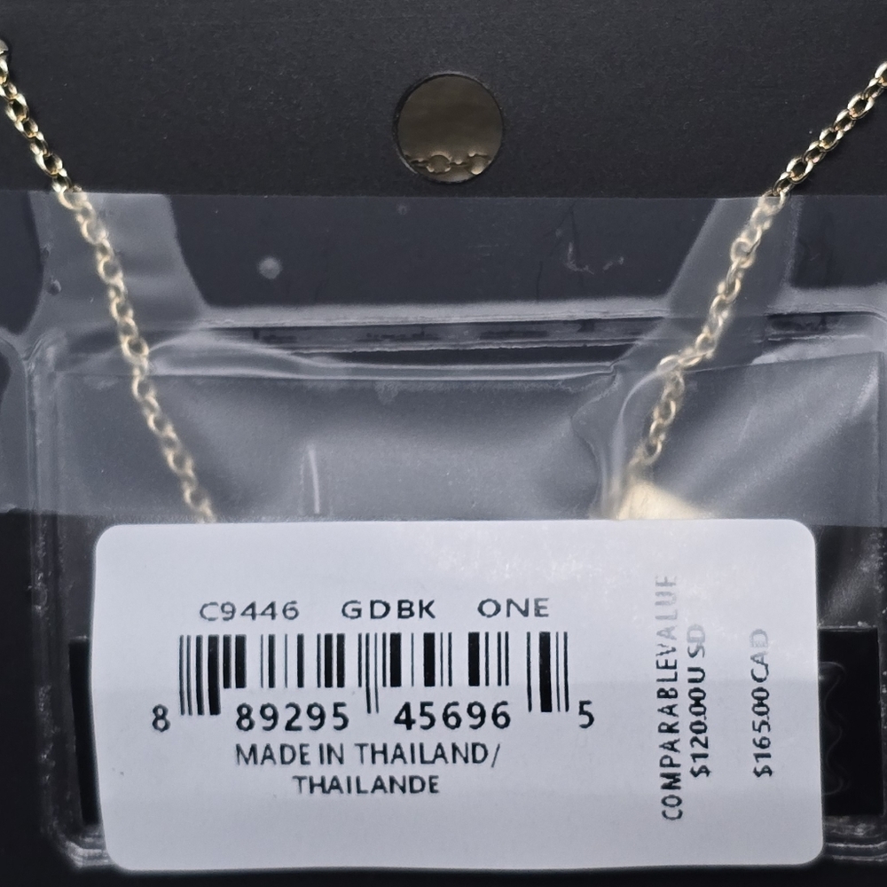 Coach 3-Ring Enamel Statement Necklace - Picture 5 of 5